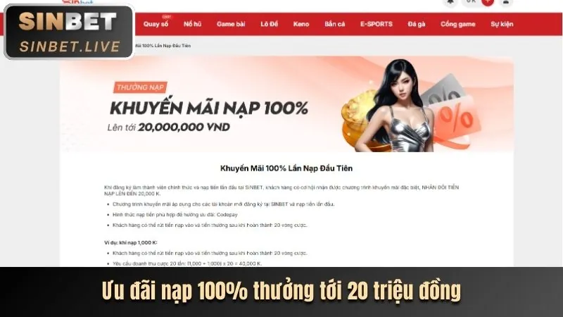 Khuyến mãi chào mừng tf88